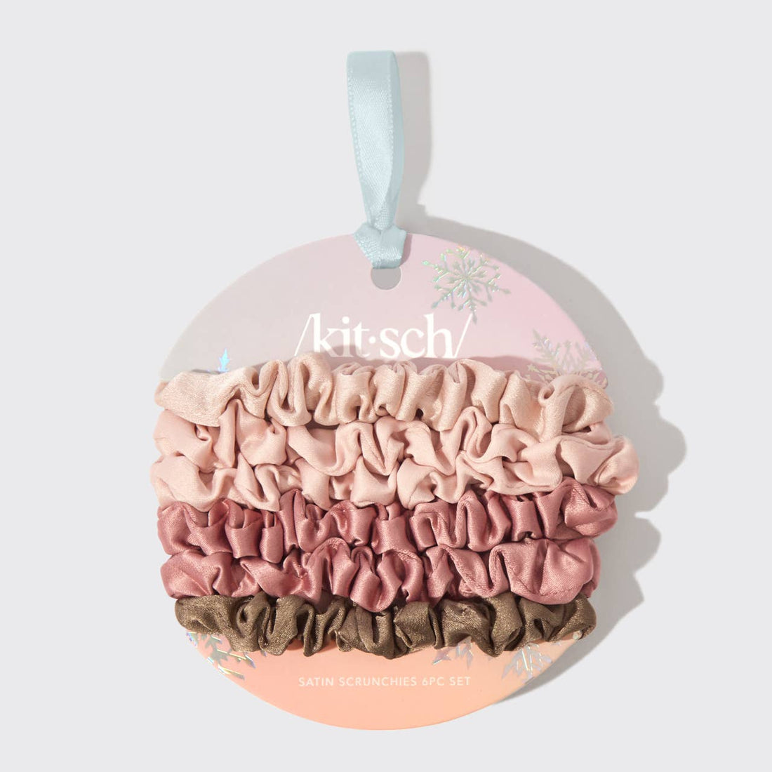 Kitsch Holiday Ultra Petite Scrunchies 6 pc Set - Terracotta