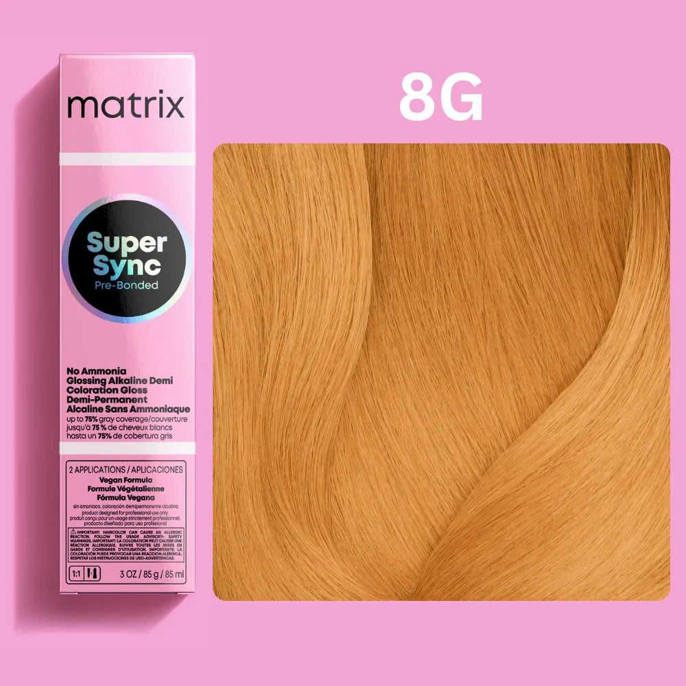 Matrix Super Sync Pre-Bonded Glossing Alkaline Demi-Permanent Hair Colour