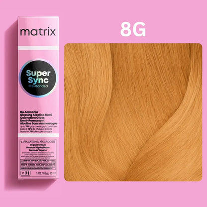 Matrix Super Sync Pre-Bonded Glossing Alkaline Demi-Permanent Hair Colour