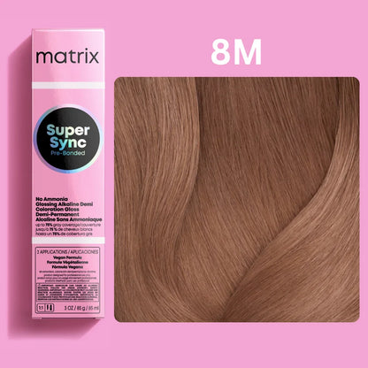 Matrix Super Sync Pre-Bonded Glossing Alkaline Demi-Permanent Hair Colour