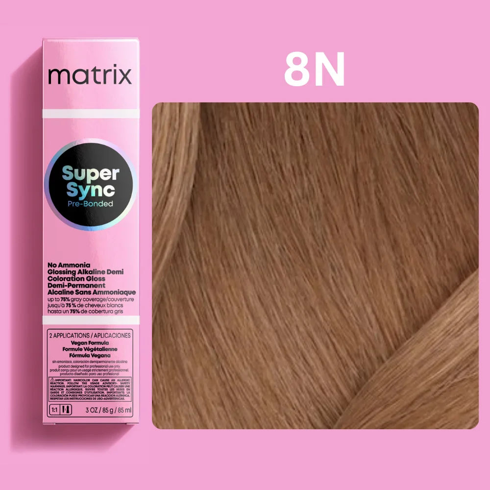 Matrix Super Sync Pre-Bonded Glossing Alkaline Demi-Permanent Hair Colour
