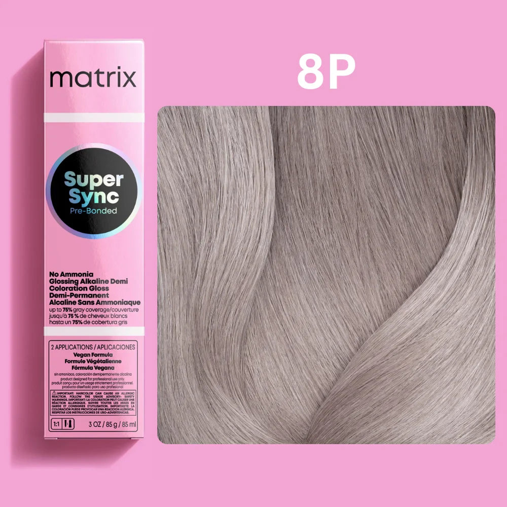 Matrix Super Sync Pre-Bonded Glossing Alkaline Demi-Permanent Hair Colour