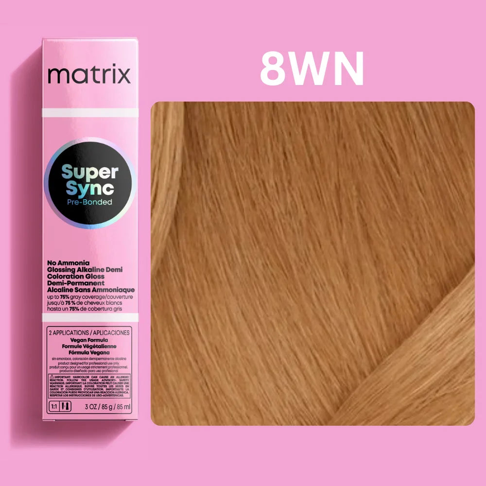 Matrix Super Sync Pre-Bonded Glossing Alkaline Demi-Permanent Hair Colour