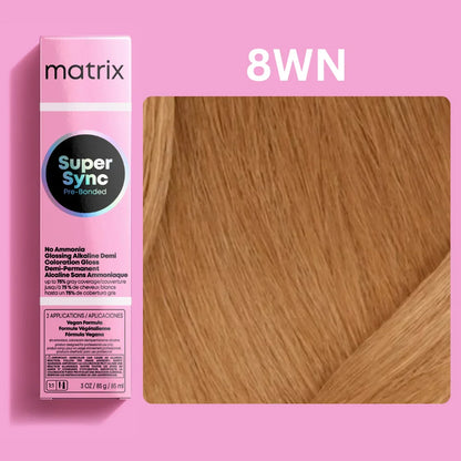 Matrix Super Sync Pre-Bonded Glossing Alkaline Demi-Permanent Hair Colour