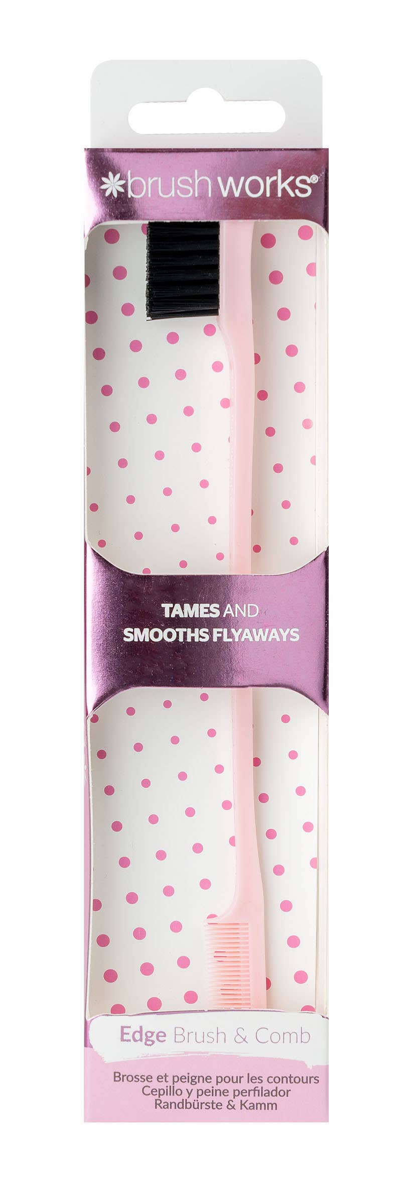 Brushworks Edge Brush &amp; Comb