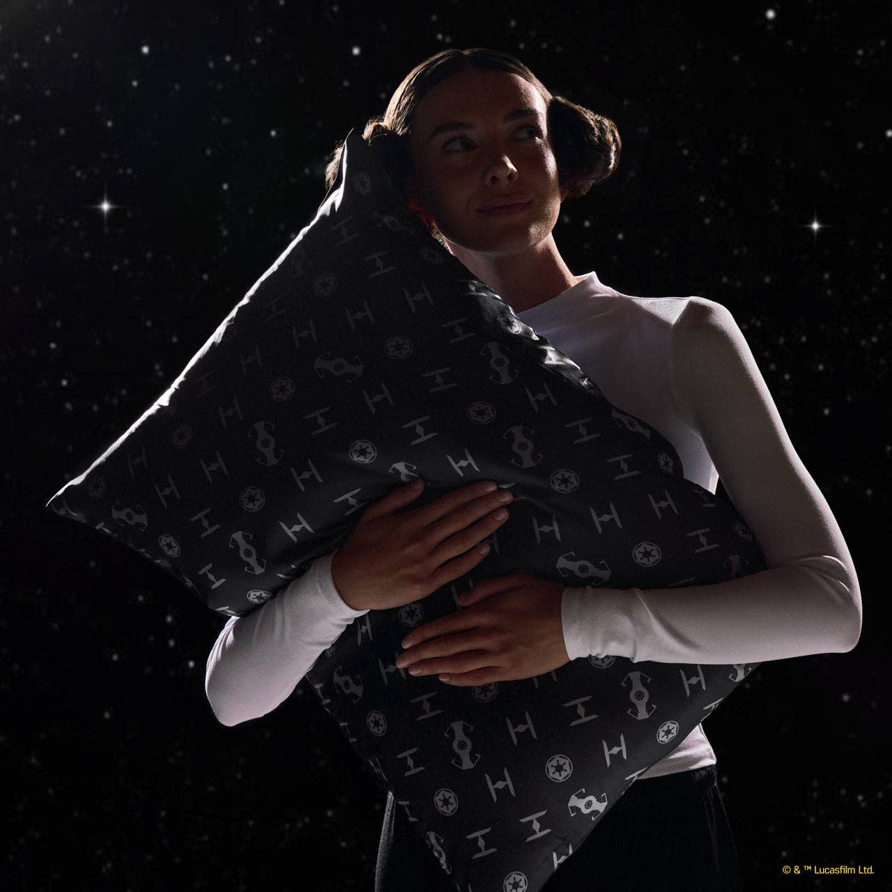 Star Wars™ &amp; Kitsch Satin Pillowcase in Galactic Empire