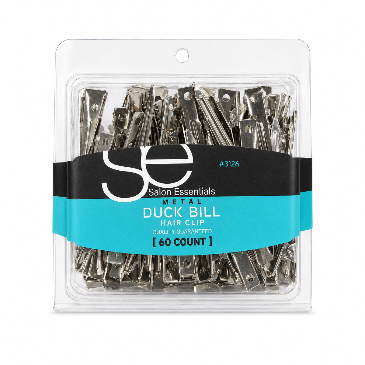 Salon Essentials Metal Duck-Bill Hair Clips