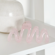 Coconut Lane Squiggle Claw Clip - Pink