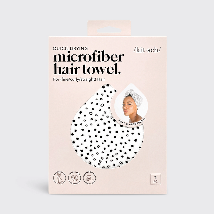 Kitsch Quick Dry Hair Towel - Micro Dot
