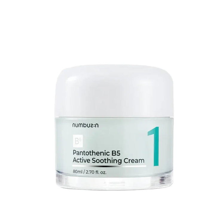 Numbuzn Pantothenic B5 Active Soothing Cream jar on a white background