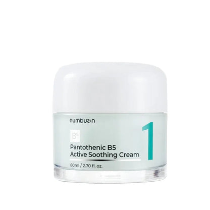 Numbuzn Pantothenic B5 Active Soothing Cream jar on a white background