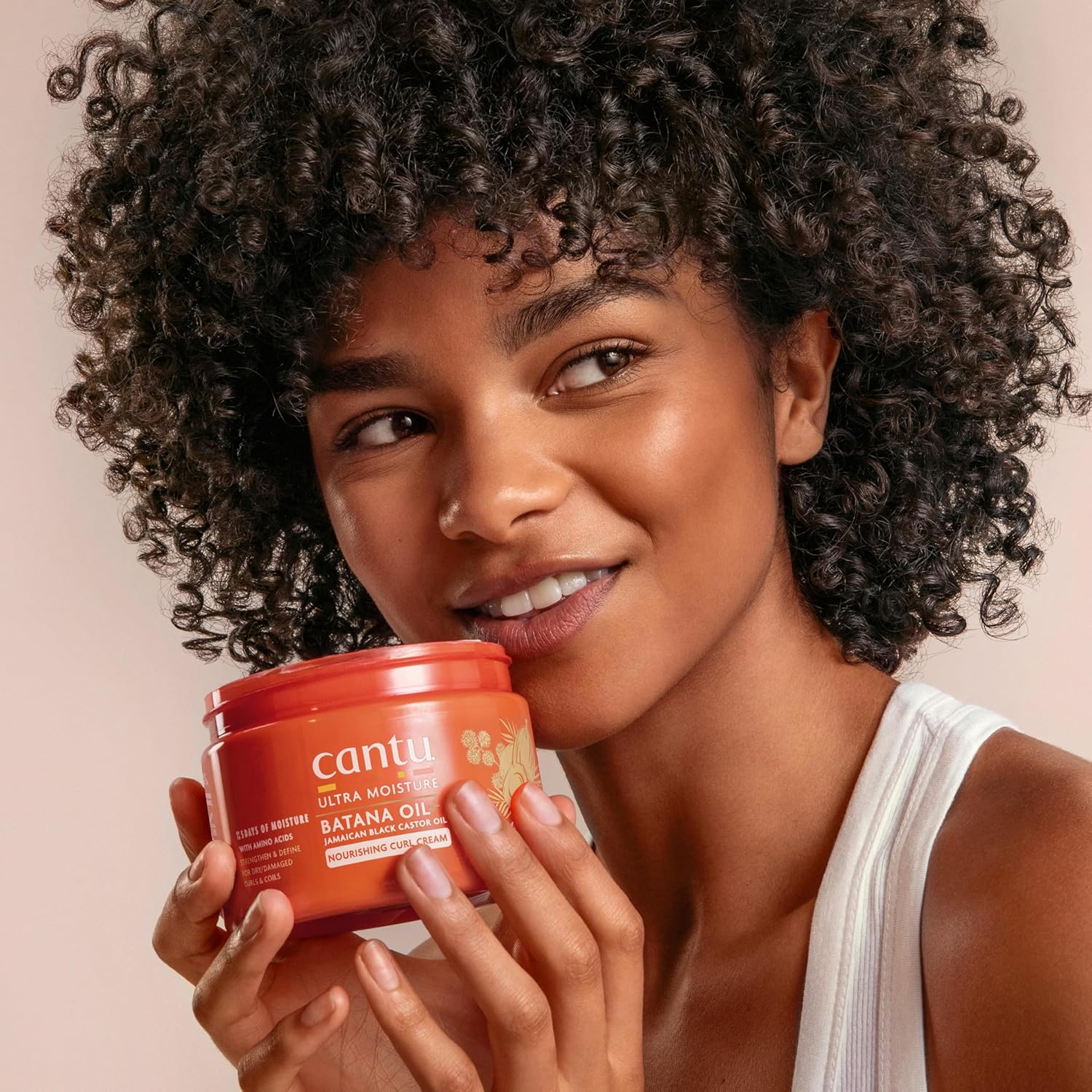 Cantu Ultra Moisture Batana Oil + Jamaican Castor Oil Nourishing Curl Cream 10oz