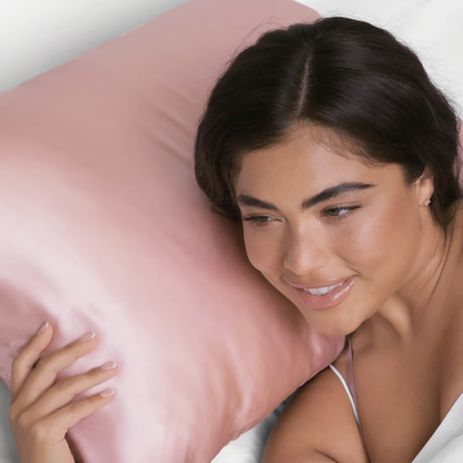Kitsch Holiday Satin Pillowcase Set (2 Pack) - Blush