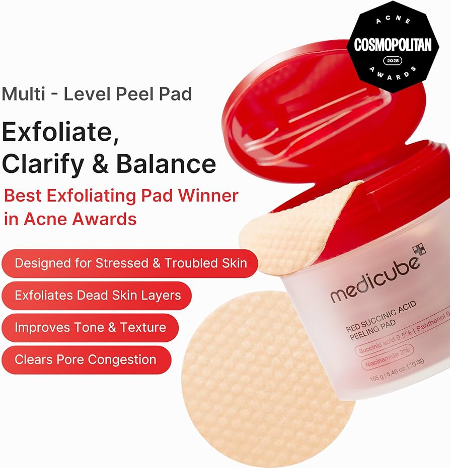 Medicube Red Succinic Acid Peeling Pad 70pads