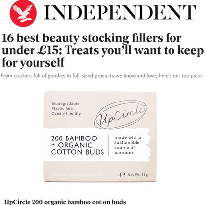 UpCircle Bamboo + Organic Cotton Buds 200pcs