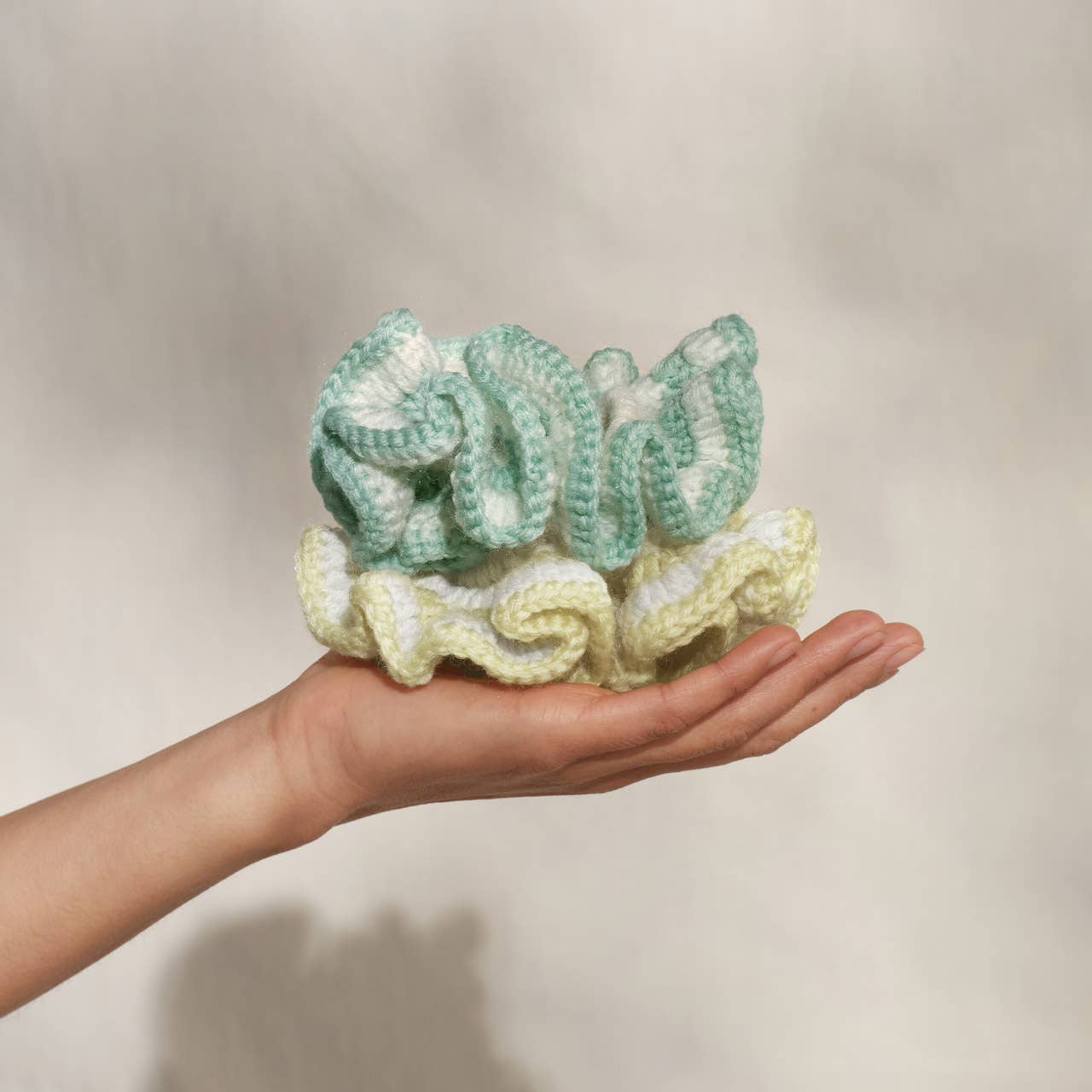 Kitsch Crochet Scrunchie - Seafoam Blue