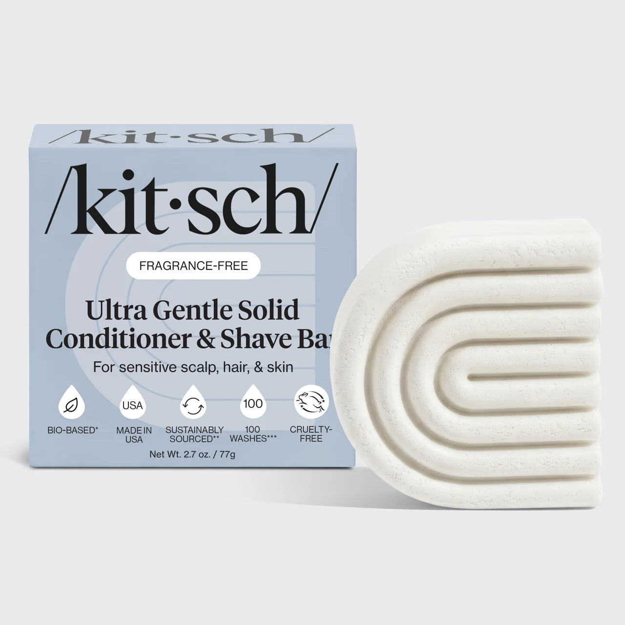 Kitsch Ultra Sensitive Conditioner &amp; Shave Bar Fragrance-Free