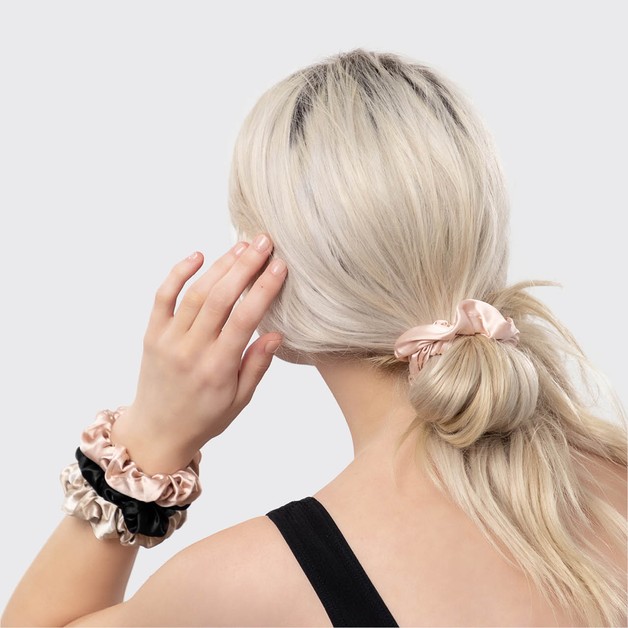 Kitsch Satin Sleep Scrunchies - 5pc Assorted