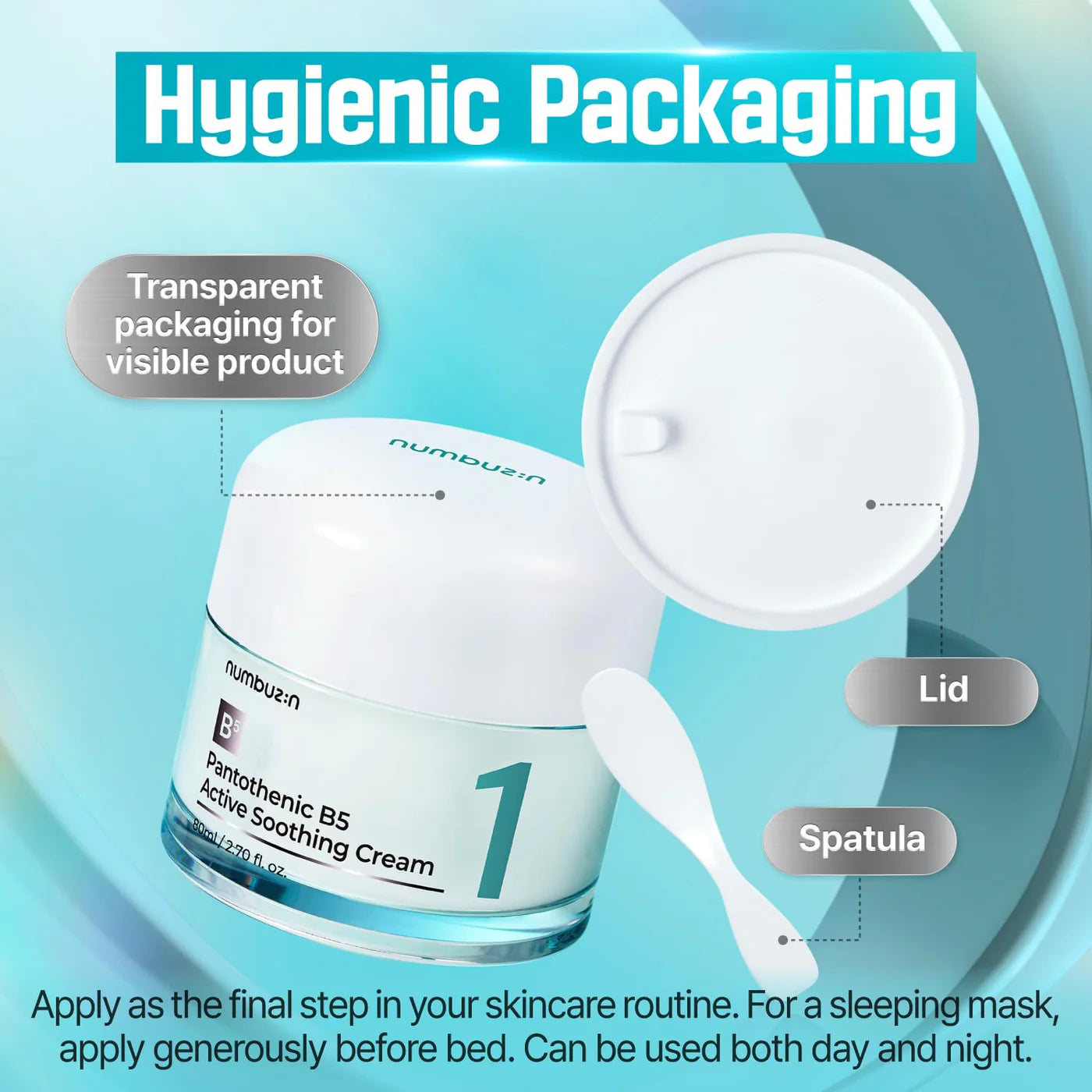 Numbuzin No.1 Pantothenic B5 Active Soothing Cream 80ml