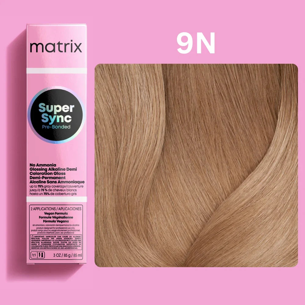 Matrix Super Sync Pre-Bonded Glossing Alkaline Demi-Permanent Hair Colour