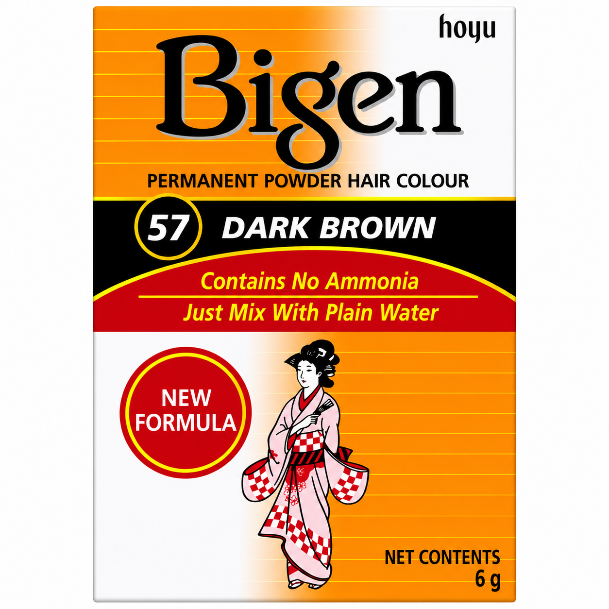 Bigen Permanent Powder Hair Dye 6g