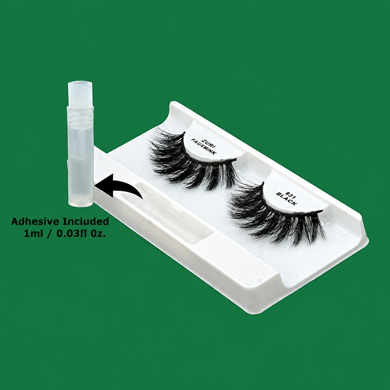 Zuri Eyelashes Fauxmink Multi-Dimensional Luxurious Eyelashes Black