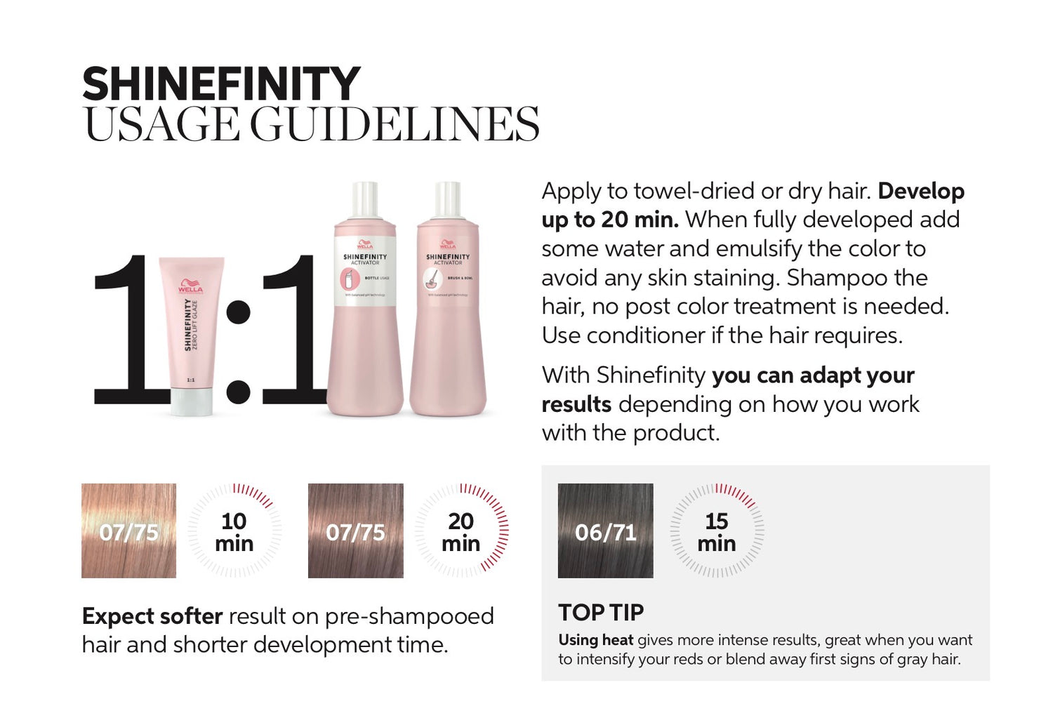 Wella Shinefinity Zero Lift Glaze Demi-Permanent