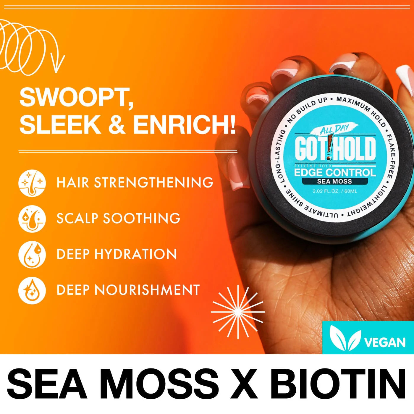 All Day Got Hold Extreme Hold Edge Control - Sea Moss