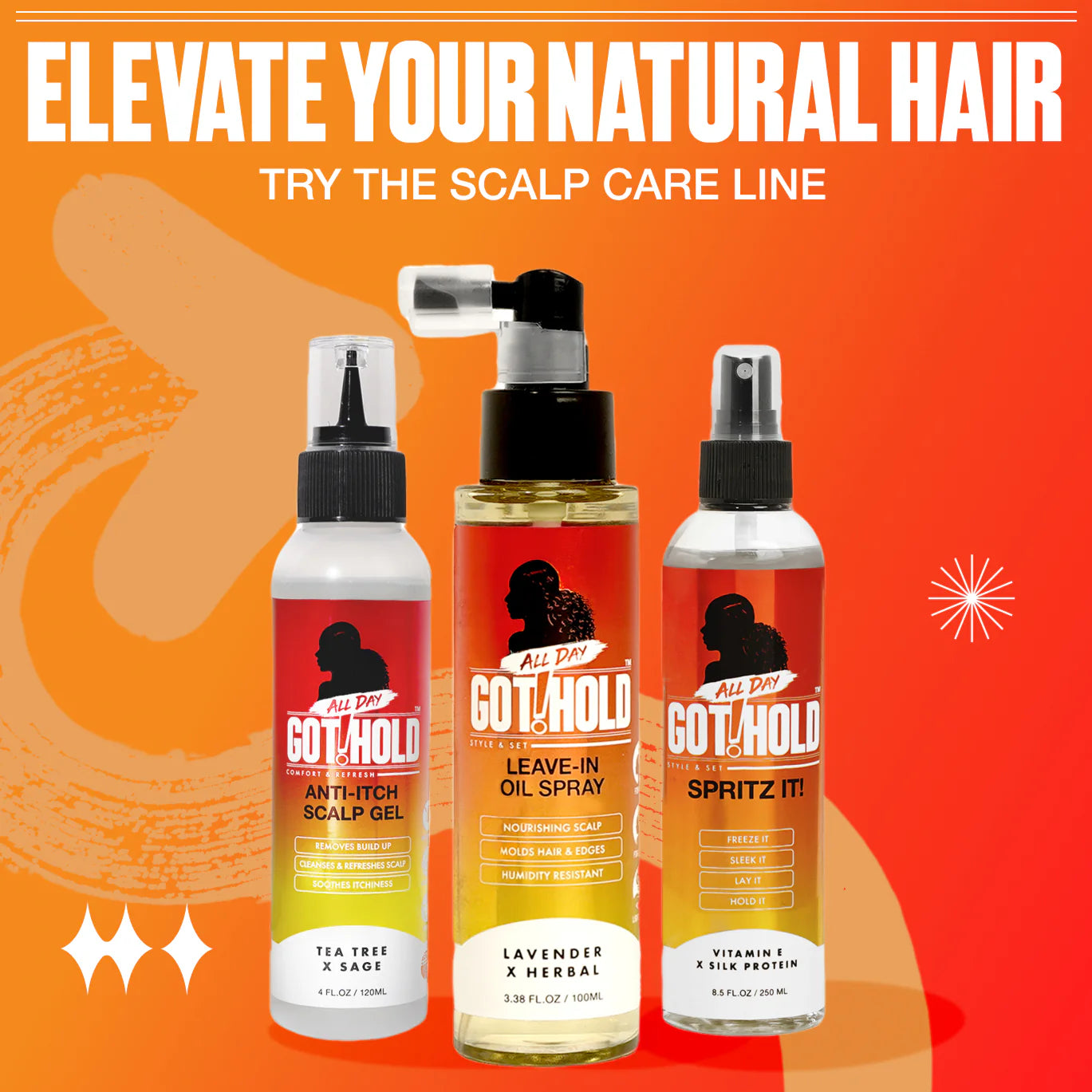 All Day Got Hold Style &amp; Set Leave-In Oil Spray 100ml