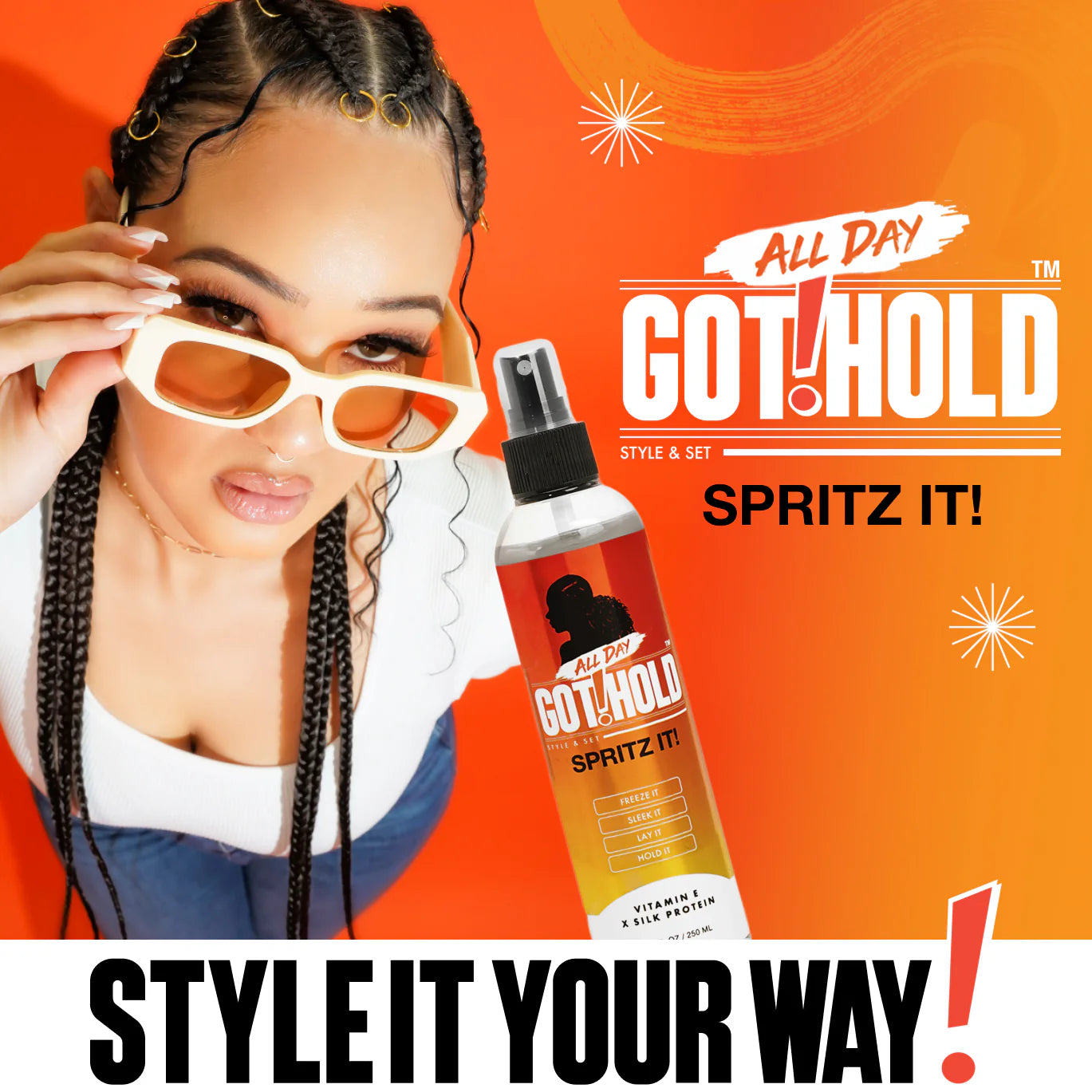 All Day Got Hold Style & Set Spritz It! 250ml