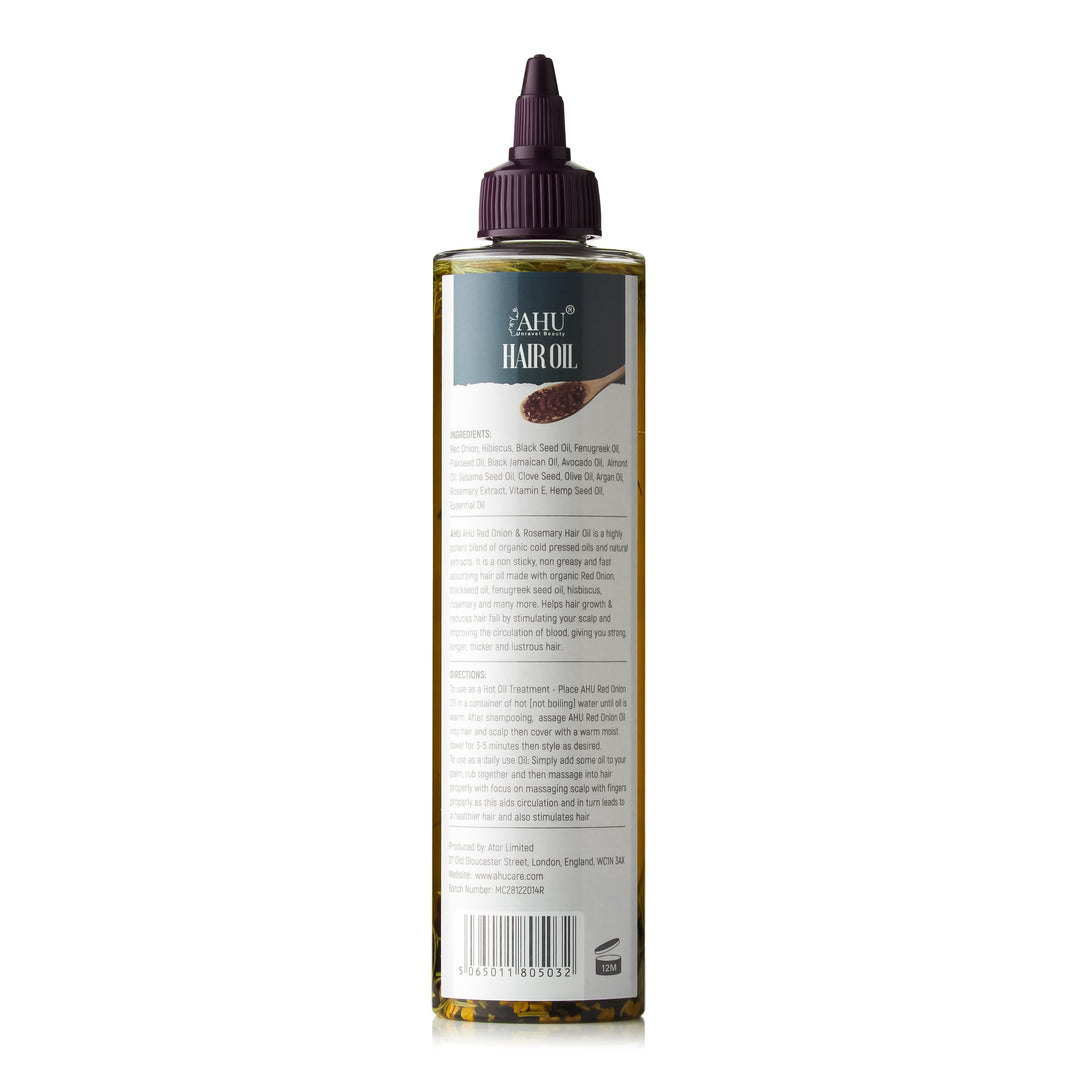AHU Red Onion & Rosemary Hair Oil 300ml