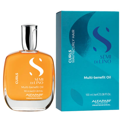 Alfaparf Milano Semi Di Lino Curls Multi Benefit Oil 100ml