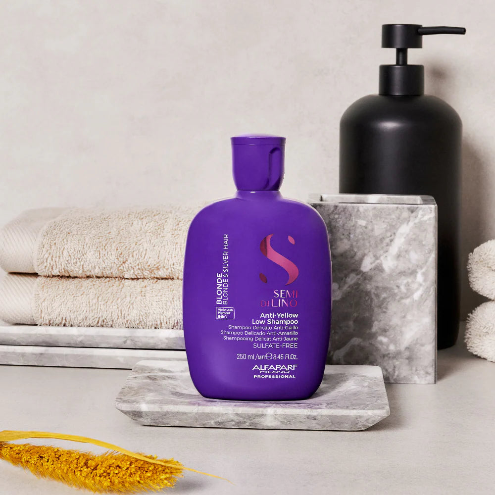 Alfaparf Milano Semi Di Lino Blonde Anti-Yellow Shampoo
