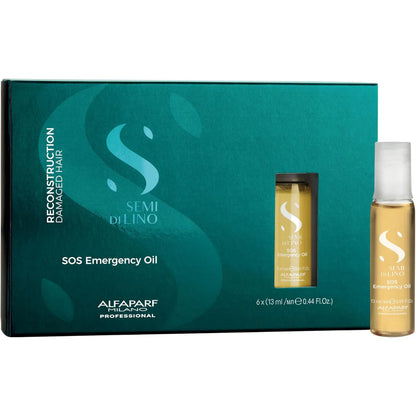 Alfaparf Milano Semi Di Lino Reconstruction SOS Emergency Oil (6x13ml)