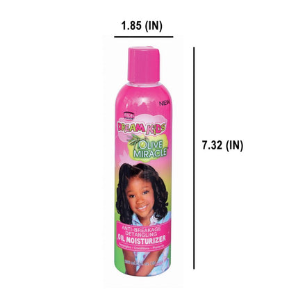 African Pride Dream Kids Olive Miracle Anti-Breakage Detangling Oil Moisturizer 8oz