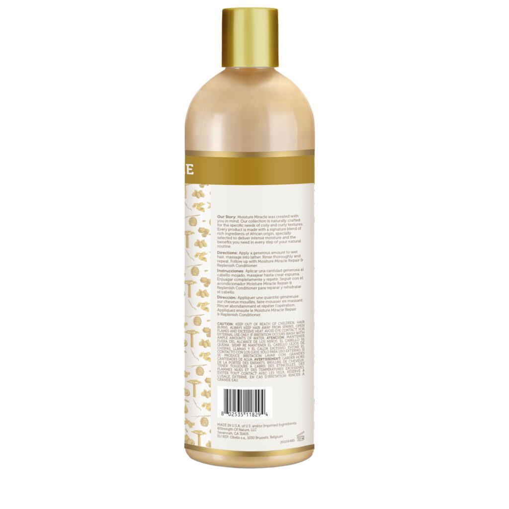 African Pride Moisture Miracle Honey & Coconut Oil Shampoo 16oz