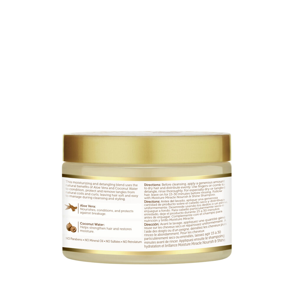 African Pride Moisture Miracle Aloe & Coconut Water Pre-Shampoo 12oz