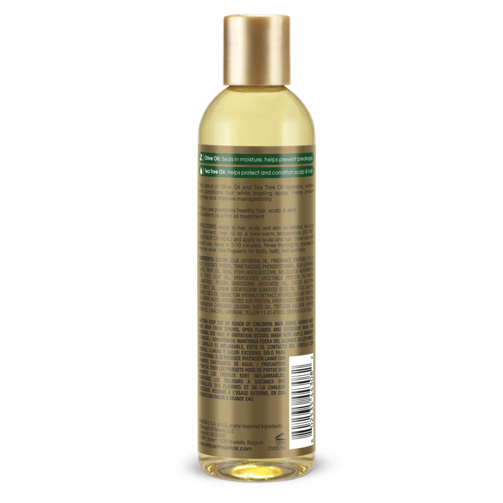 African Pride Olive Miracle Olive & Tea Tree Growth Oil Treatment 8oz