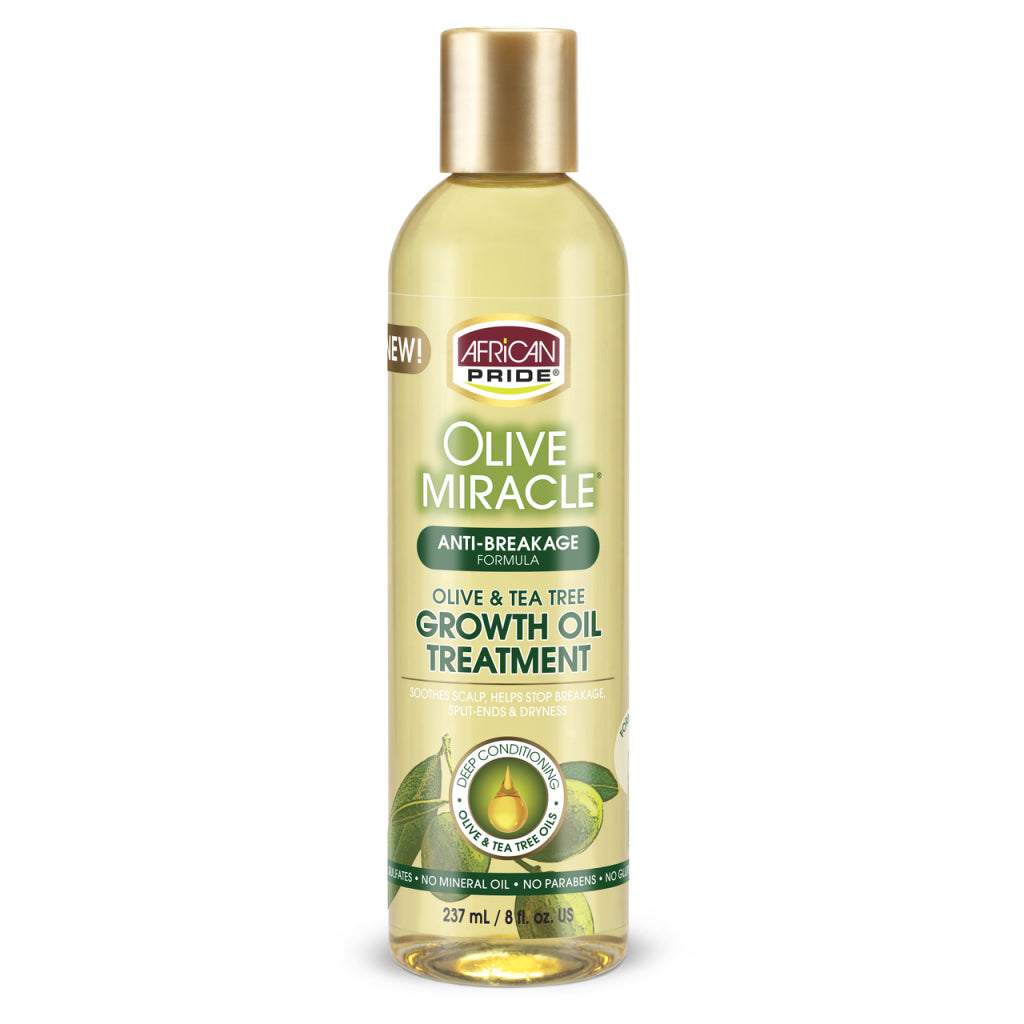 African Pride Olive Miracle Olive & Tea Tree Growth Oil Treatment 8oz