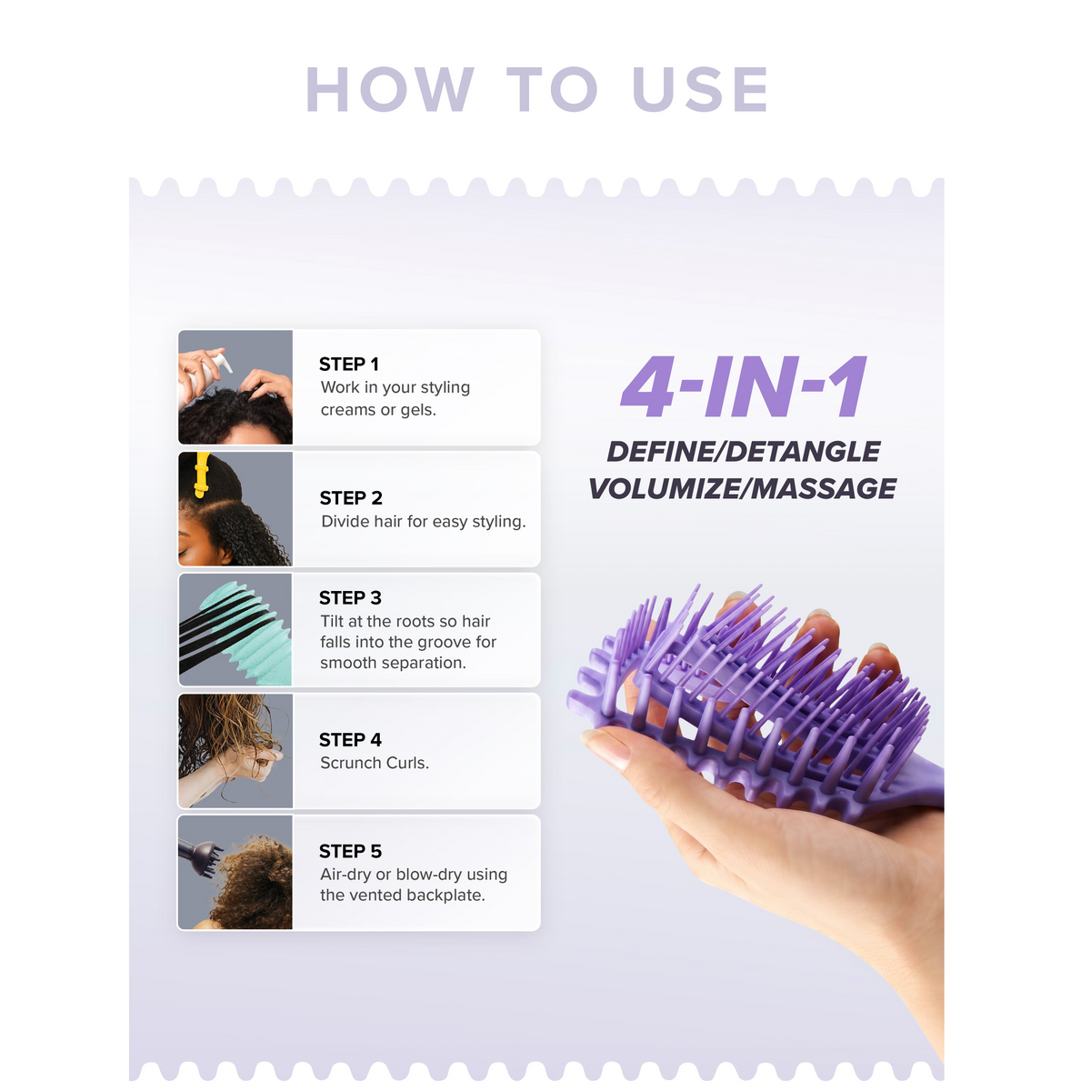 Absolute New York Curl Precision Styler Pik Handle Volume Boosting Brush how to use