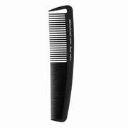 Absolute New York Professional Carbon Comb Extra Fine and Wide Tooth 8.5in heat resistant carbon comb available at Kiyo Beauty