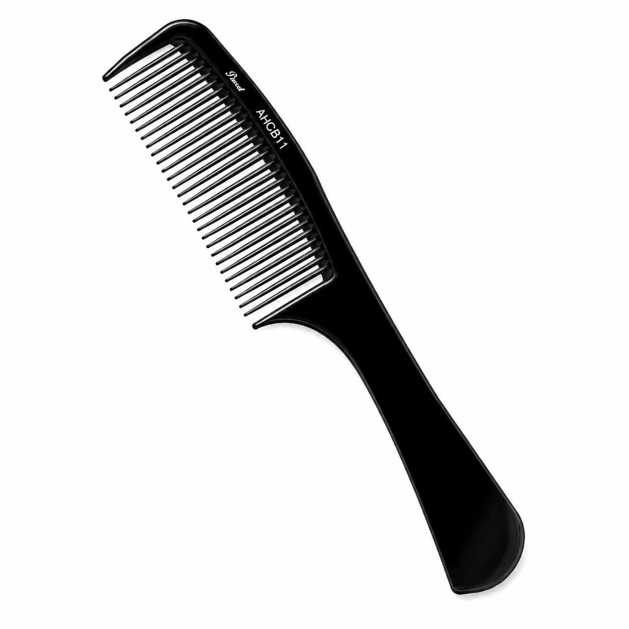 Absolute New York Professional Carbon Comb Large Handle Fine Tooth heat resistant carbon comb available at Kiyo Beauty