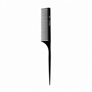 Absolute New York Professional Carbon Comb Rat Tail Fine Tooth heat resistant carbon comb available at Kiyo Beauty