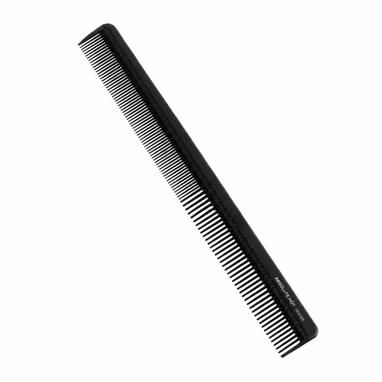 Absolute New York Professional Carbon Comb Styling 8.5in heat resistant carbon comb available at Kiyo Beauty