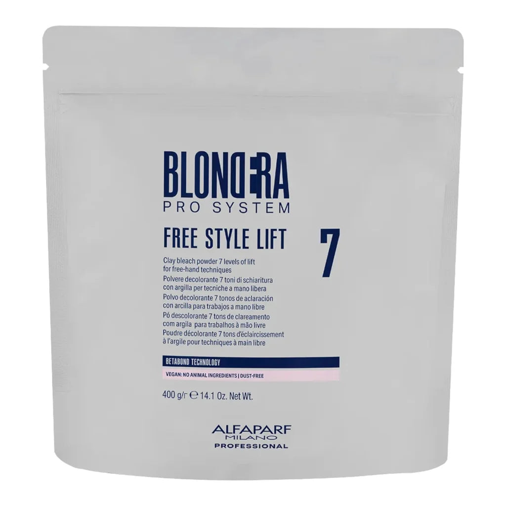 Alfaparf Milano Blondera Pro System Free Style Lift 7 Levels Clay Bleach Powder 400g