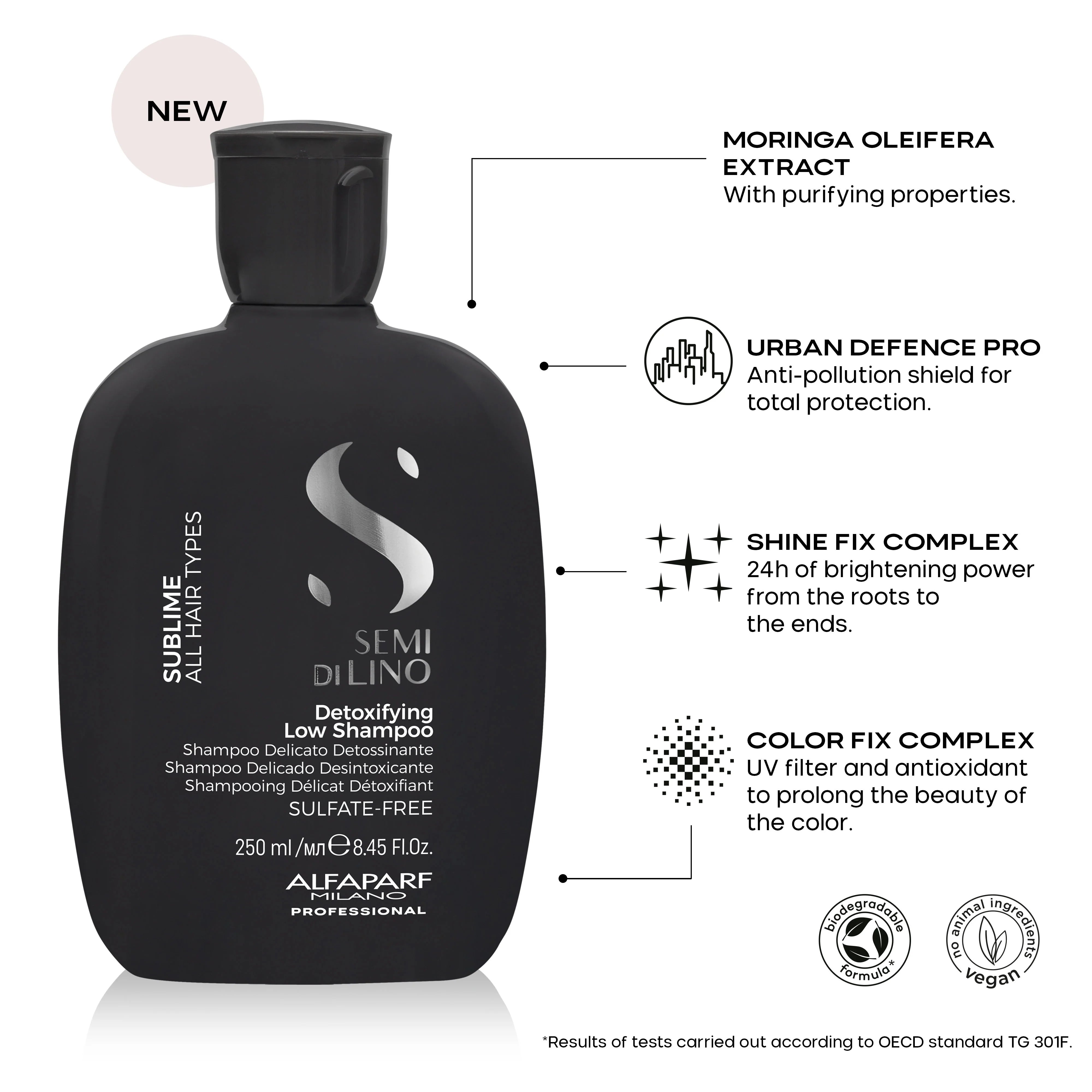 Alfaparf Milano Semi Di Lino Sublime Detoxifying Shampoo