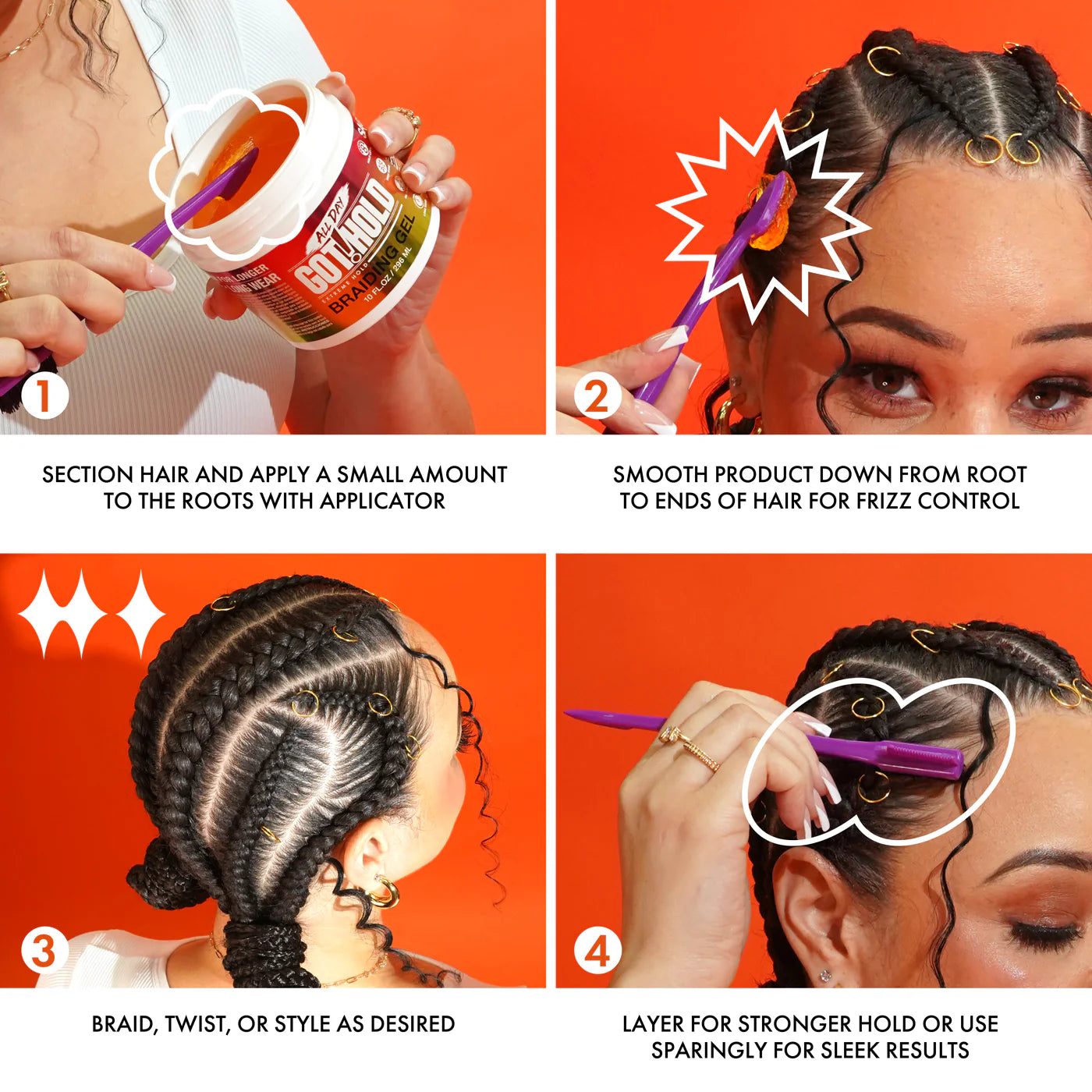 All Day Got Hold Extreme Hold Braiding Gel