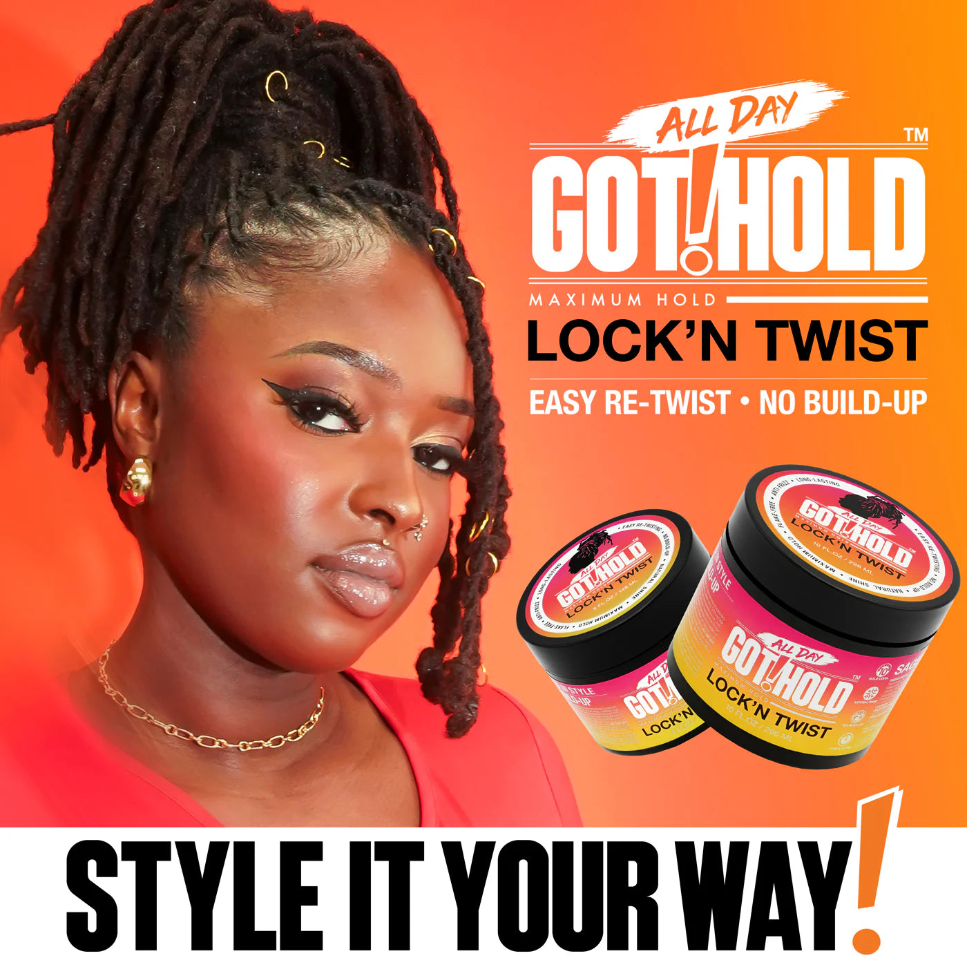 All Day Got Hold Maximum Hold Lock'N Twist Gel