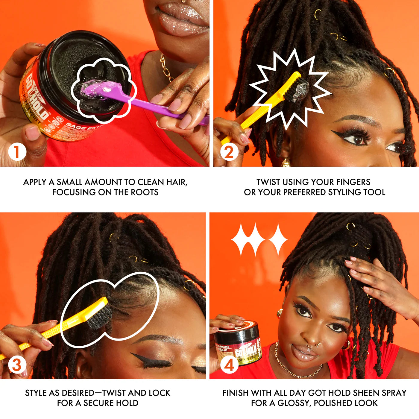 All Day Got Hold Maximum Hold Lock'N Twist Gel