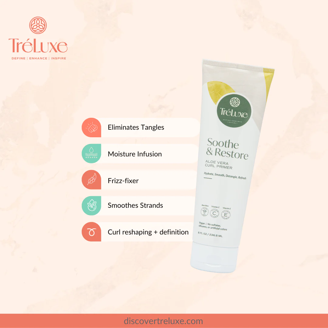 Tre'Luxe Soothe & Restore Aloe Vera Curl Primer